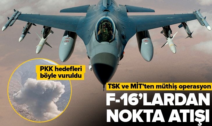 Irak’ın Kuzeyine Hava Harekatı! PKK Hedefleri Böyle Vuruldu .