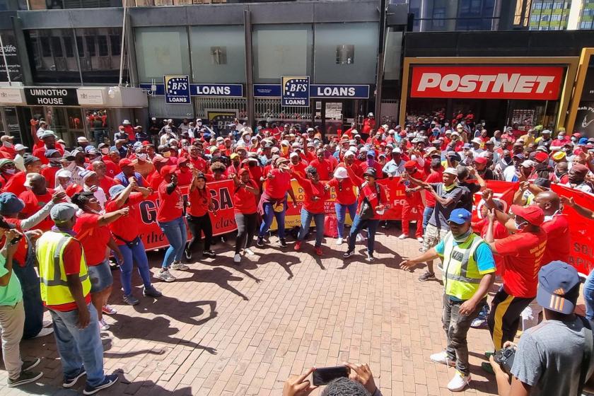 Güney Afrika işçileri İsrailli şirkete karşı grevini sürdürüyor