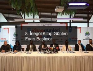 8. İnegöl Kitap Günleri Fuarı Başlıyor