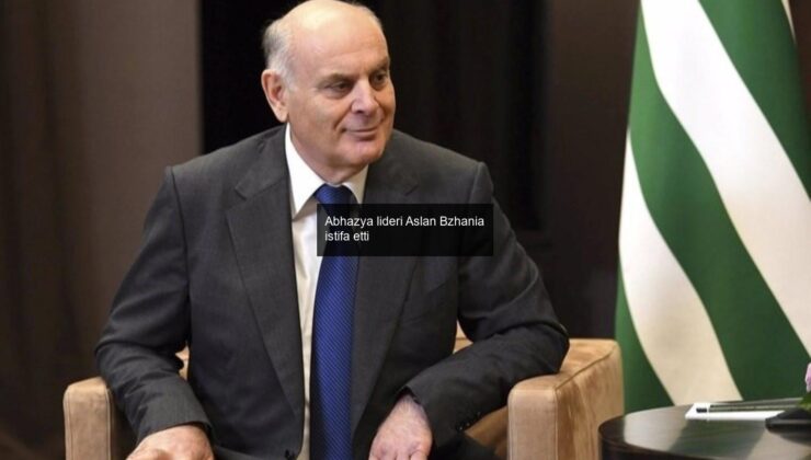 Abhazya lideri Aslan Bzhania istifa etti