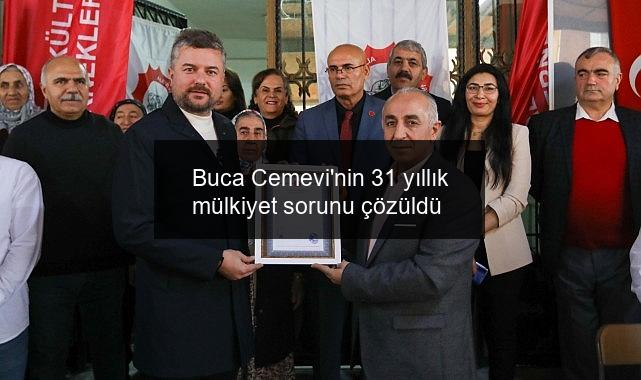 Buca Cemevi’nin 31 yıllık mülkiyet sorunu çözüldü