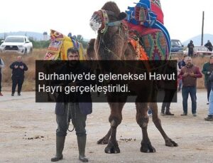 Burhaniye’de geleneksel Havut Hayrı gerçekleştirildi.
