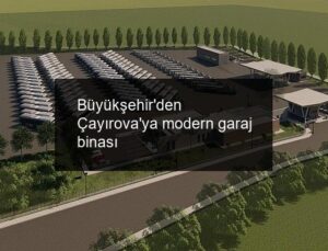 Büyükşehir’den Çayırova’ya modern garaj binası
