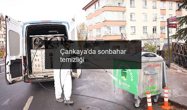 Çankaya’da sonbahar temizliği