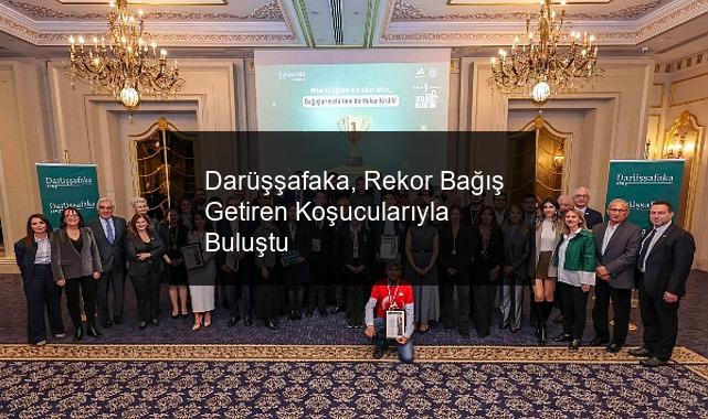 Darüşşafaka, Rekor Bağış Getiren Koşucularıyla Buluştu
