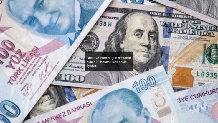 Dolar ve Euro bugün ne kadar oldu? 29 Kasım 2024 döviz fiyatları