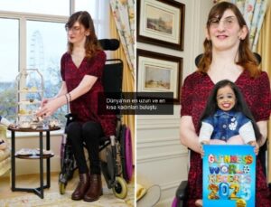 Dünya’nın en uzun ve en kısa kadınları buluştu