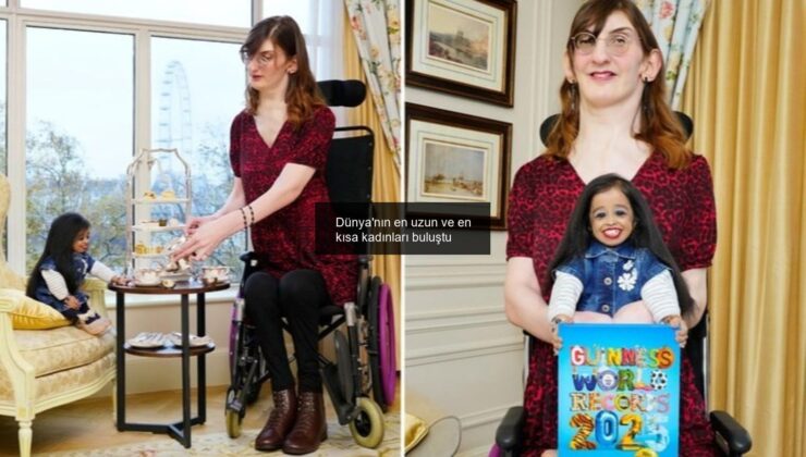 Dünya’nın en uzun ve en kısa kadınları buluştu