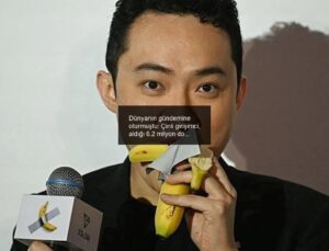 Dünyanın gündemine oturmuştu: Çinli girişimci, aldığı 6.2 milyon dolarlık ‘muz eserini’ yedi