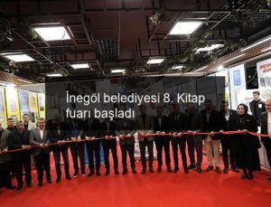 İnegöl belediyesi 8. Kitap fuarı başladı
