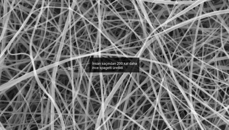 İnsan saçından 200 kat daha ince spagetti üretildi