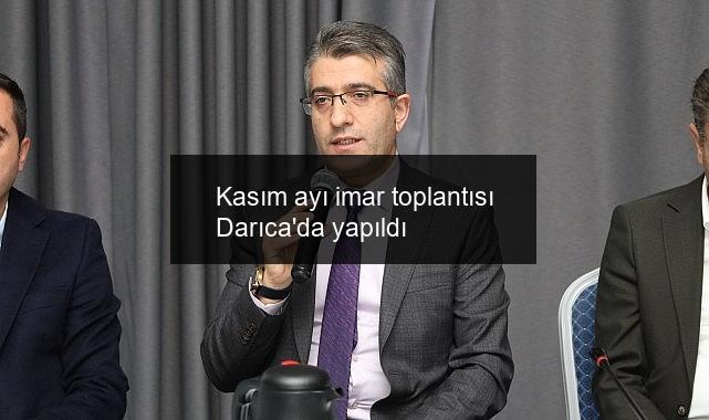 Kasım ayı imar toplantısı Darıca’da yapıldı