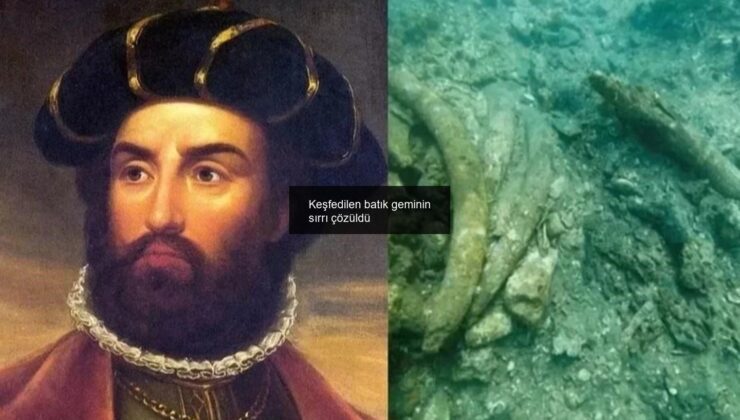 Keşfedilen batık geminin sırrı çözüldü