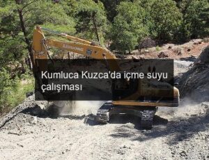 Kumluca Kuzca’da içme suyu çalışması