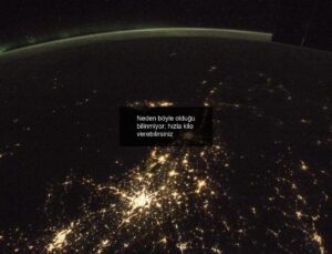 Neden böyle olduğu bilinmiyor; hızla kilo verebilirsiniz