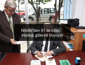 Nilüfer’den 81 ile kitap desteği giderek büyüyor