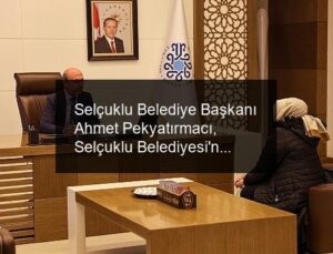 Selçuklu Belediye Başkanı Ahmet Pekyatırmacı, Selçuklu Belediyesi’nin önemli bir geleneği olan “Halk Günü Buluşmaları” kapsamında vatandaşları misafir etti