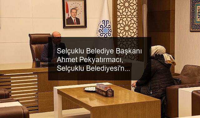 Selçuklu Belediye Başkanı Ahmet Pekyatırmacı, Selçuklu Belediyesi’nin önemli bir geleneği olan “Halk Günü Buluşmaları” kapsamında vatandaşları misafir etti