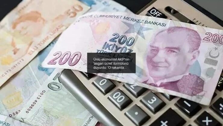 Ünlü ekonomist AKP’nin ‘asgari ücret’ formülünü duyurdu: ‘O rakamla kapatacaklar…’