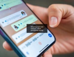 WhatsApp için sesli mesajları metne dönüştürme özelliği