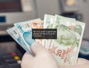 Yeni 5 TL ve 50 TL banknotlar çıkacak mı? Yeni 5 TL ve 50 TL banknotlar çıktı mı?