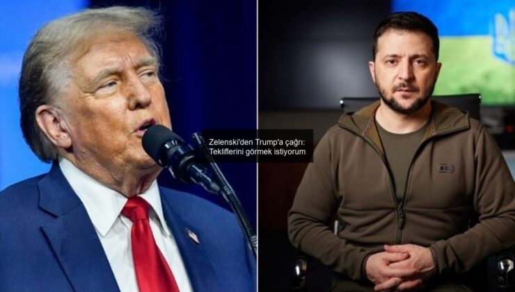 Zelenski’den Trump’a çağrı: Tekliflerini görmek istiyorum