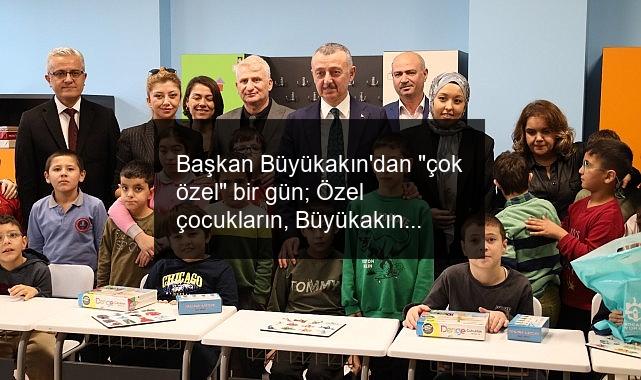 Başkan Büyükakın’dan “çok özel” bir gün; Özel çocukların, Büyükakın sevgisi