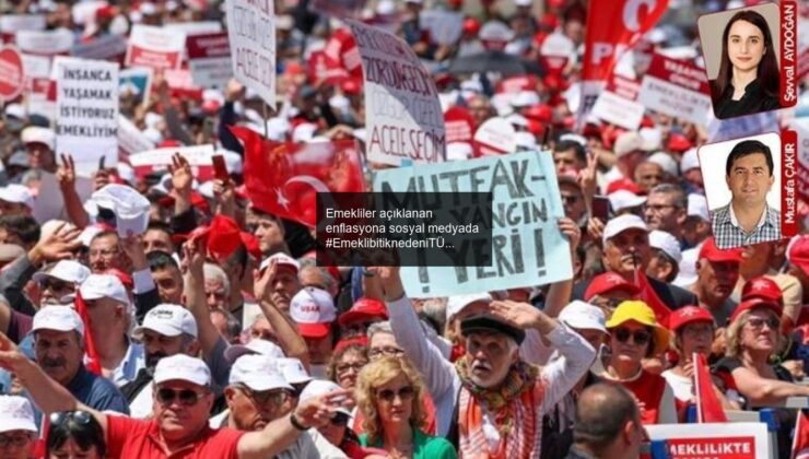 Emekliler açıklanan enflasyona sosyal medyada  #EmeklibitiknedeniTÜİK etiketiyle tepki gösterdi