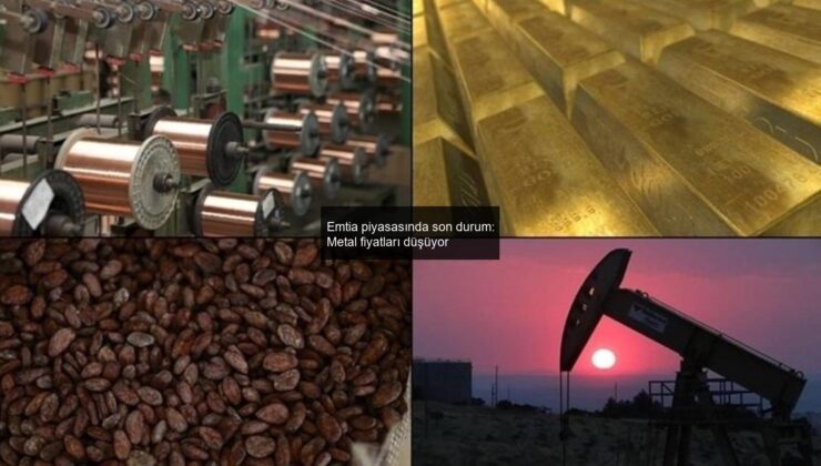 Emtia piyasasında son durum: Metal fiyatları düşüyor