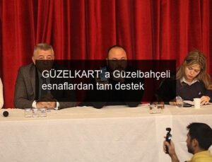 GÜZELKART’ a Güzelbahçeli esnaflardan tam destek