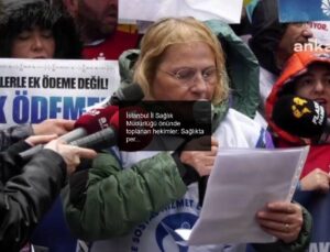 İstanbul İl Sağlık Müdürlüğü önünde toplanan hekimler: Sağlıkta performans ölüm getirir