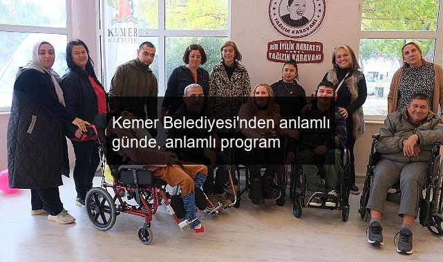 Kemer Belediyesi’nden anlamlı günde, anlamlı program