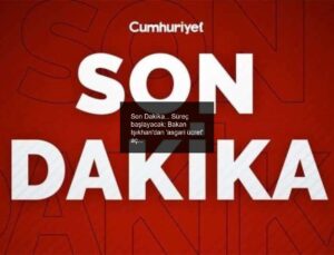 Son Dakika… Süreç başlayacak: Bakan Işıkhan’dan ‘asgari ücret’ açıklaması!