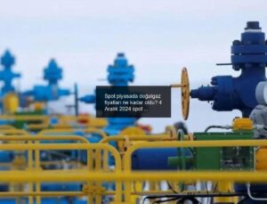 Spot piyasada doğalgaz fiyatları ne kadar oldu? 4 Aralık 2024 spot doğalgaz fiyatları