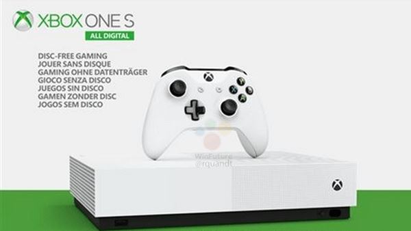 Disk girişsiz Xbox One S’in tasarımı, Avrupa fiyatı ve çıkış tarihi sızdı