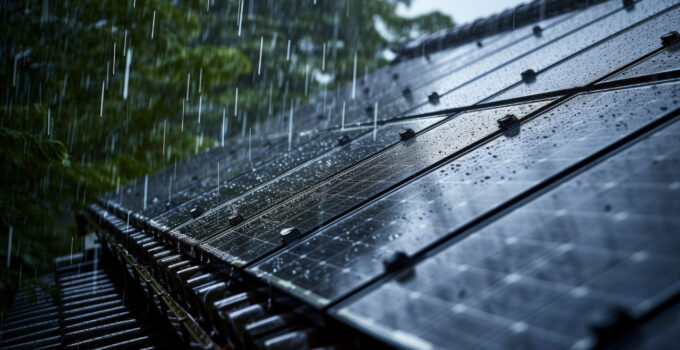 Güneş panellerinde yağmur devrimi: Artık bulutlu havalar engel değil