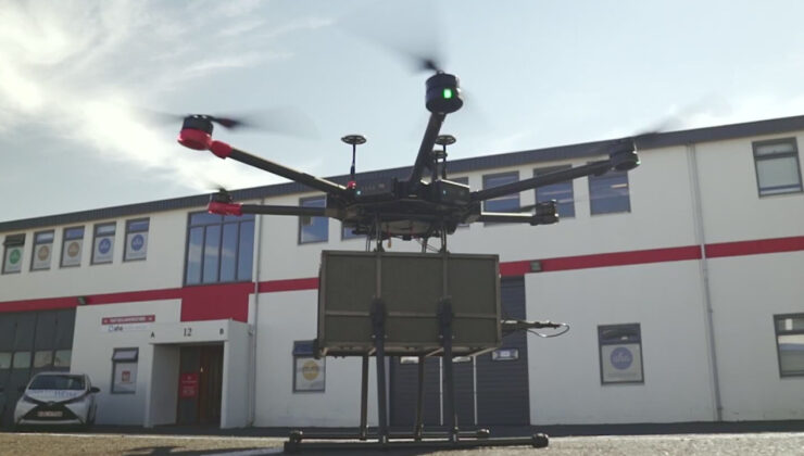 İlk kez drone ile böbrek taşındı!