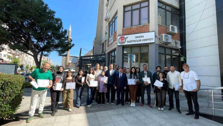 Manisalı Gazeteciler dron ehliyetlerini aldı