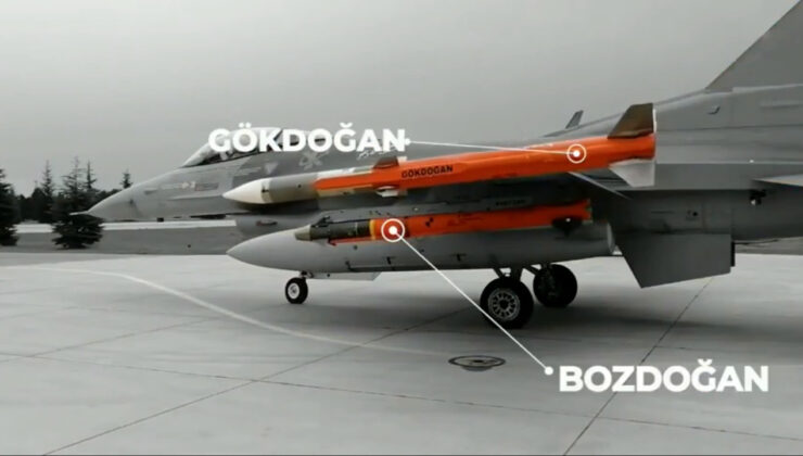 Yerli füzemiz Bozdoğan, ilk atışta hedefi tam isabetle vurdu! – Video