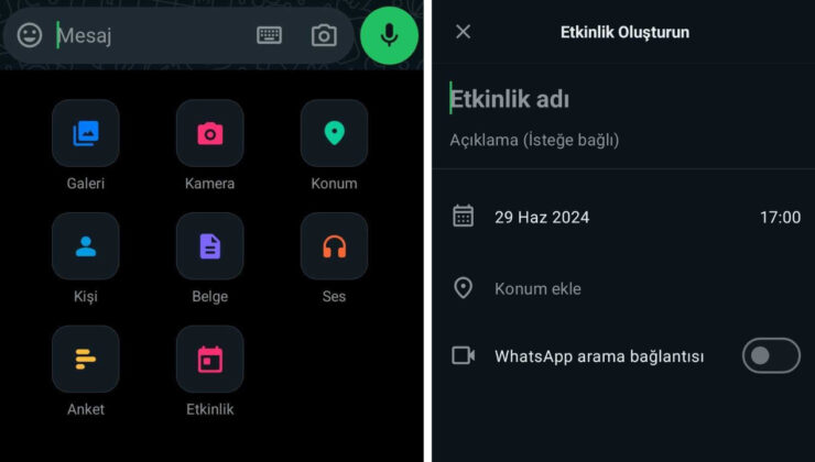 Artık agalarla o pikniği yapabileceksiniz, WhatsApp etkinlikler özelliğini duyurdu
