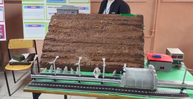 Artvin’de gençlerden heyelan erken uyarı sistemi