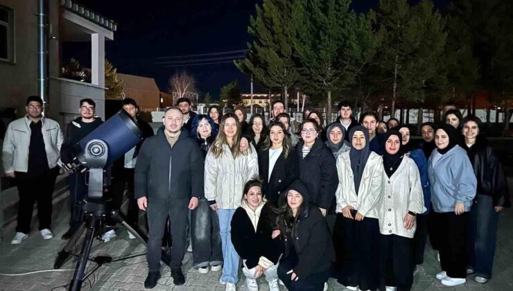 Astronomi Kulübü üç gün süren gökyüzü gözlemi düzenledi