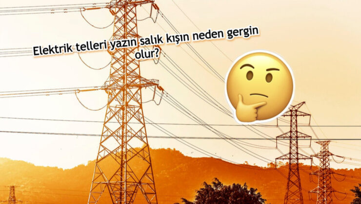 Elektrik telleri neden kışın gergin yazın sarkık olur?