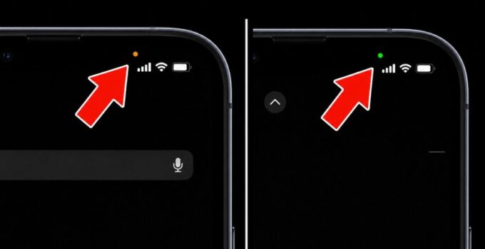 Geç de olsa çözüldü! iPhone’daki yeşil ve turuncu noktanın farkı…