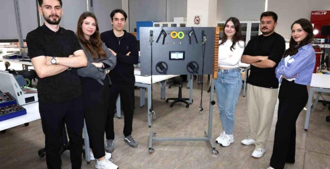 Gençlerden ‘akıllı egzersiz’ makinesi
