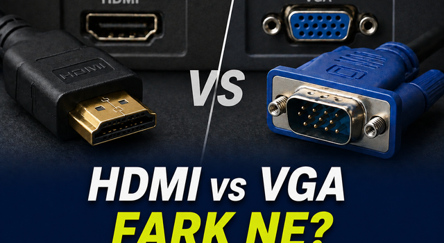 HDMI ve VGA Arasındaki Fark Ne? Hangisi Daha İyi?