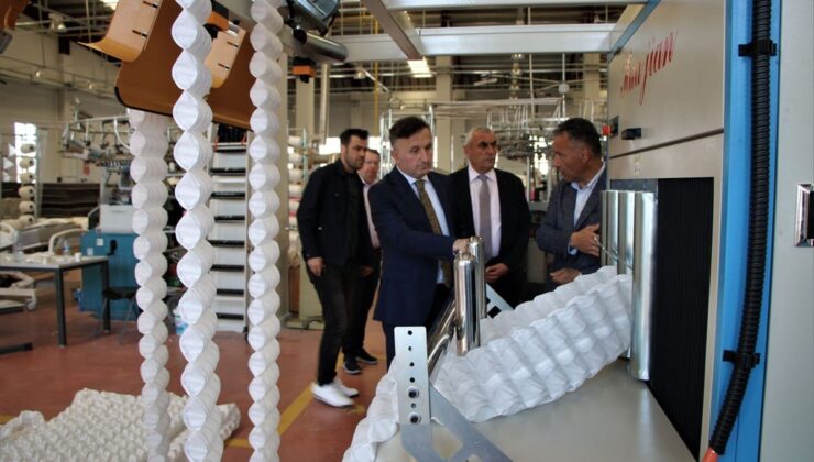 Kayseri’de yatak üreten lise yay üretimine de başladı