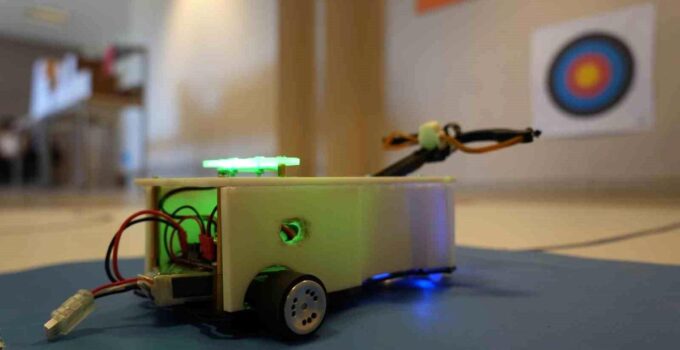 Ok atan ve hedef takip eden robot yaptılar: “Tek rakibimiz Mete Gazoz”