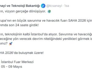 SAHA 2026 Uluslararası Savunma, Havacılık ve Uzay Sanayi Fuarı yarın başlıyor