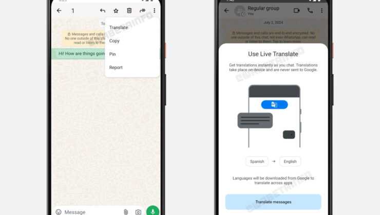 WhatsApp’a efsane bir özellik geliyor, mesajlarınızı anında başka dile çevirebileceksiniz